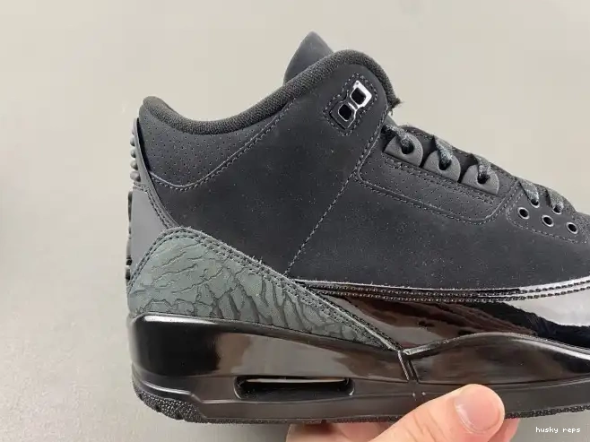 Rep Husky Air 3 Jordan Black Cat CT8532-001 0404